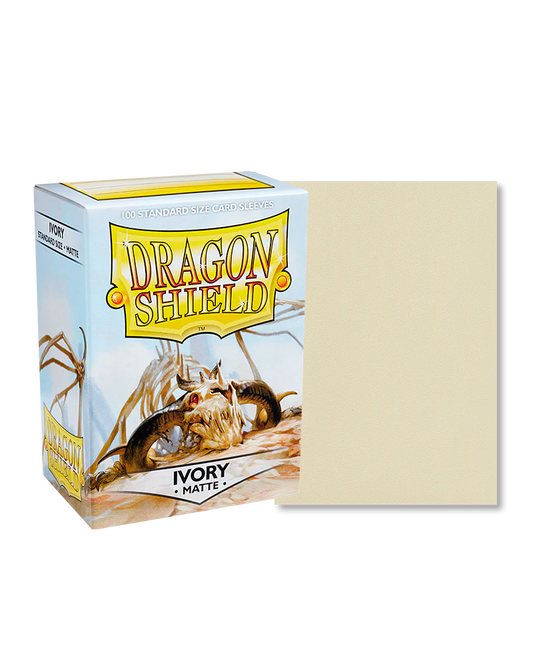 Dragon Shield Standard Sleeves - Matte Ivory (100 Sleeves)