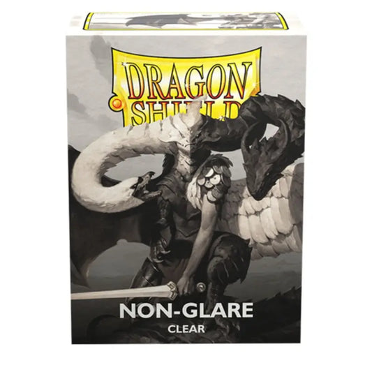 Dragon Shield Matte Non-Glare Sleeves - Clear (100 Sleeves)