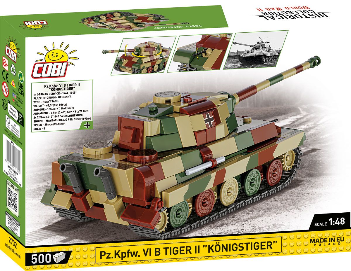 Cobi 2732 - HC WWII - Maßstab 1:48 - Pz.Kpfw. VI B Tiger II Königstiger