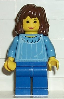 LEGO® Minifigur Harry Potter hp001 - Hermione Granger - Medium Blue Torso, Blue Legs