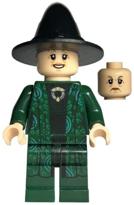 LEGO® Minifigur Harry Potter hp125 - Professor Minerva McGonagall - Dual Sided Head