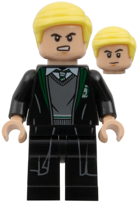LEGO® Minifigur Harry Potter hp229 - Draco Malfoy - Slytherin Sweater and Black Robe