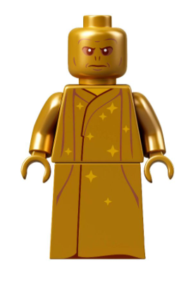 LEGO® Minifigur Harry Potter hp312 - Lord Voldemort - 20th Anniversary Pearl Gold