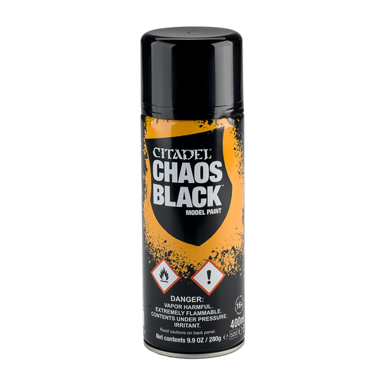 Citadel Colour: Spray Paint - Chaos Black