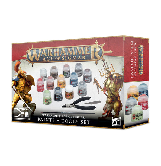 Warhammer Age of Sigmar - Paints & Tools Set