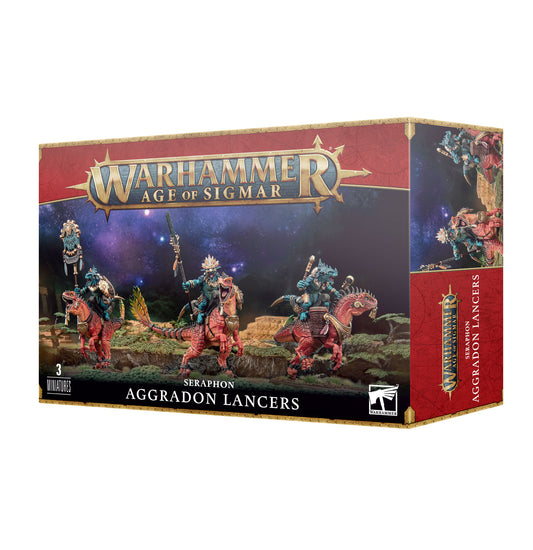 Warhammer Age of Sigmar - Seraphon - Aggradon Lancers (88-18)