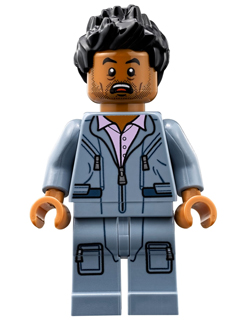 LEGO® Minifigur Jurassic World jw003 - Simon Masrani - Sand Blue Jumper