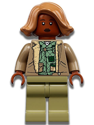 LEGO® Minifigur Jurassic World jw084 - Kayla Watts - Medium Nougat Hair
