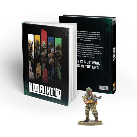 Warlord Games - Konflikt 47 - Rulebook (inkl. US Special Miniature) (EN) - 451010003