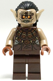 LEGO® Minifigur Lord of the Rings lor023 - Mordor Orc - Dark Tan