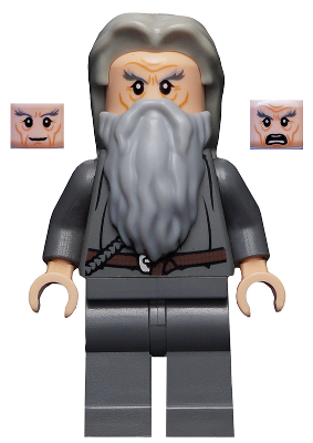 LEGO® Minifigur Lord of the Rings lor061 - Gandalf the Grey - Hair