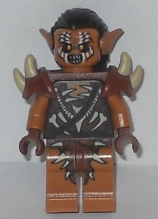 LEGO® Minifigur Lord of the Rings lor077 - Gundabad Orc - Hair and Shoulder Spikes