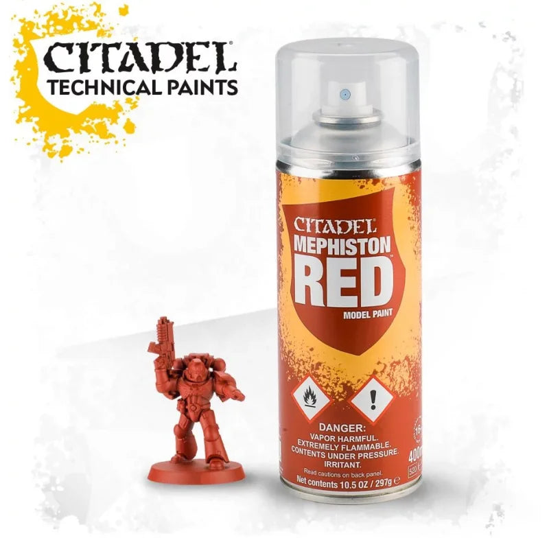 Citadel Colour: Spray Paint - Mephiston Red (62-15)