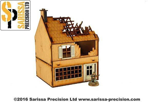 Sarissa Hobby & Terrain - Small Shop - Destroyed - N006