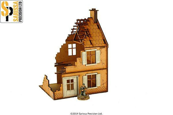 Sarissa Hobby & Terrain - Bombed Out House - N025