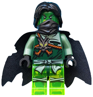 LEGO® Minifigur Ninjago njo0163 - Morro - Possession, Black Tattered Cape
