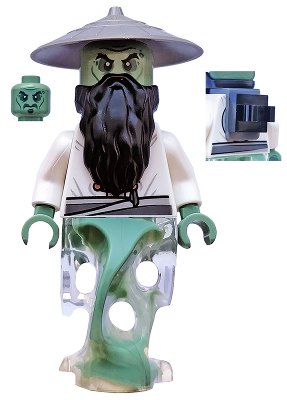 LEGO® Minifigur Ninjago njo0259 - Master Yang - Neck Bracket, Modified Tile