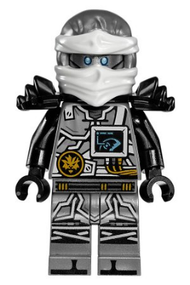 LEGO® Minifigur Ninjao njo0285 - Zane - The Hands of Time, Black Armor