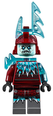 LEGO® Minifigur Ninjago njo0528 - Blizzard Archer - Trans-Light Blue Horns