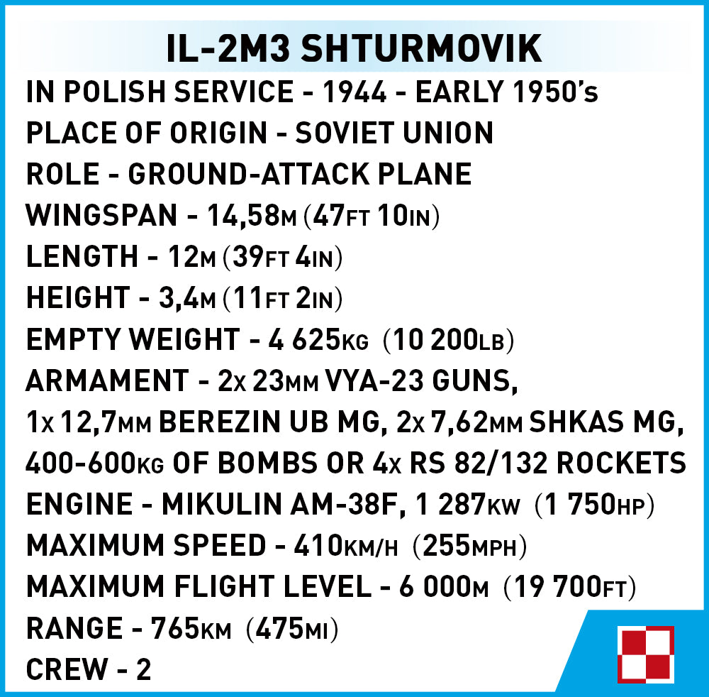 Cobi 5744 - IL-2M3 Shturmovik