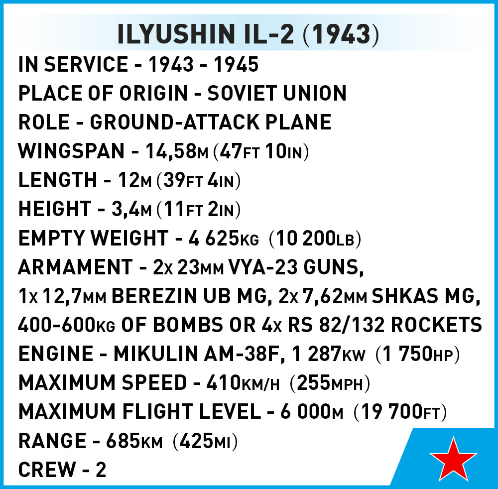 Cobi 5745 - Ilyushin IL-2 1943