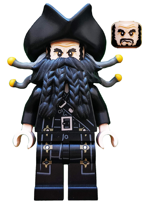 LEGO® Minifigur Pirates of the Caribbean poc007 - Blackbeard
