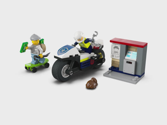 LEGO® City 60455 Verfolgungsjagd mit dem Polizeimotorrad
