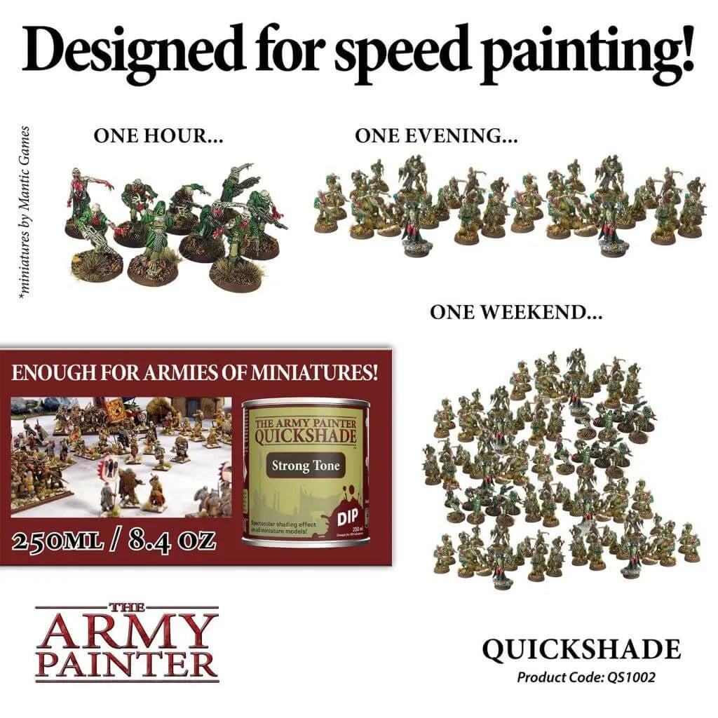 The Army Painter: Quickshade: Strong Tone - QS1002