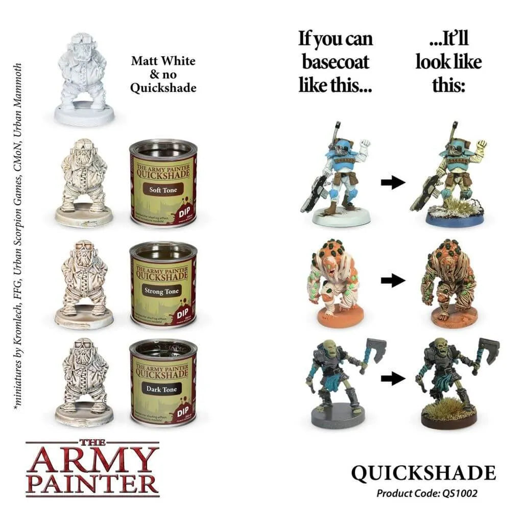 The Army Painter: Quickshade: Strong Tone - QS1002