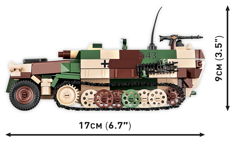 Cobi 2283 - Sd.Kfz. 251/9 Stummel