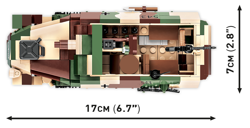 Cobi 2283 - Sd.Kfz. 251/9 Stummel