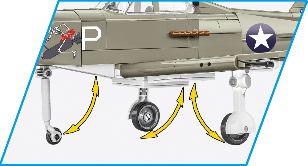 Cobi 5746 - Bell P-39D Airacobra