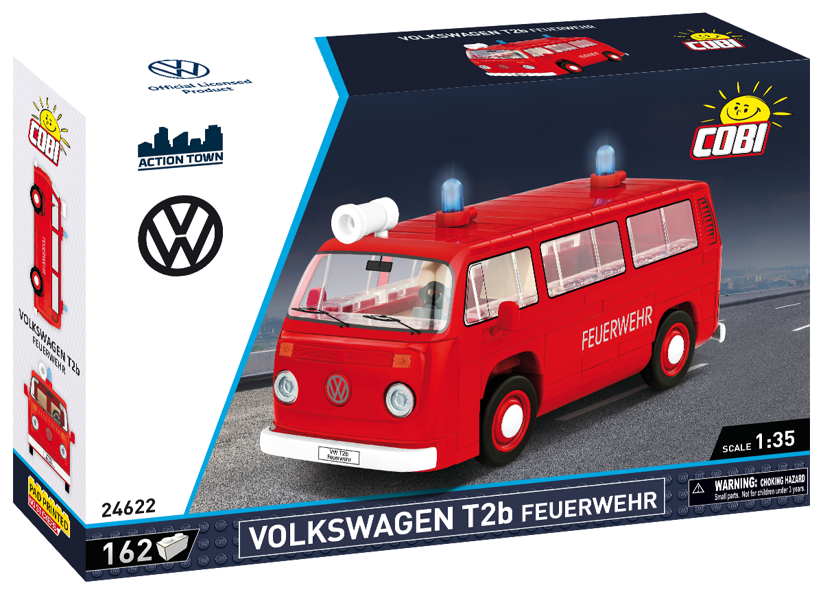 Cobi 24622- Maßstab 1:35 - Volkswagen T2b Feuerwehr