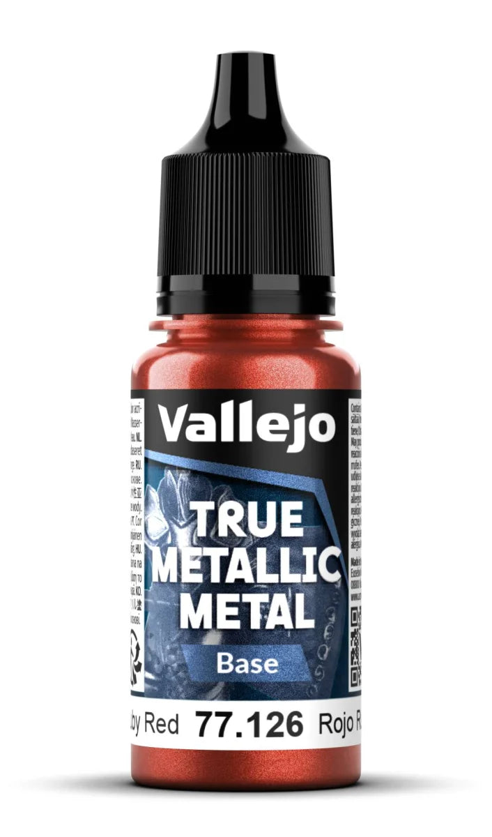 Vallejo - TMM - Base - Ruby Red 18 ml - 77.126
