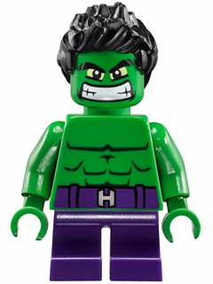 LEGO® Minifigur Super Heroes sh0252 - Hulk - Minifigure, Short Legs
