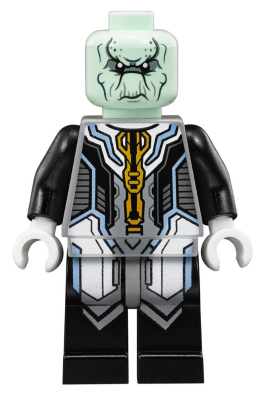 LEGO® Minifigur Super Heroes sh0508 - Ebony Maw - Light Aqua Head