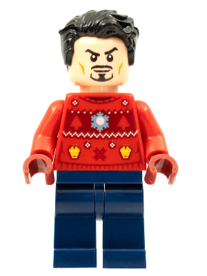 LEGO® Minifigur Super Heroes sh0760 - Tony Stark - Holiday Sweater