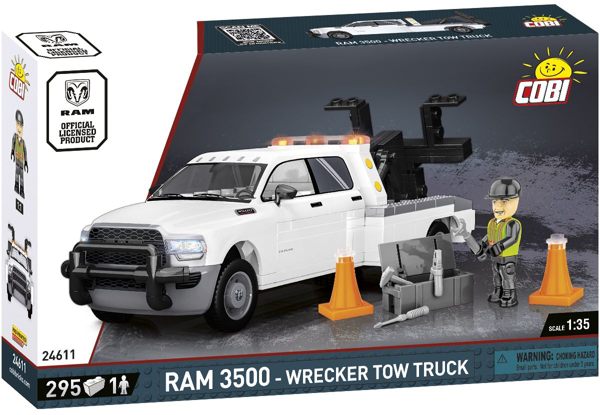 Cobi 24611 -Maßstab 1:35 - RAM 3500 - Wrecker Tow Truck