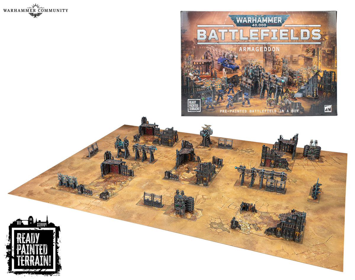 Warhammer 40.000 - Pre Painted Armageddon Terrain - 40-70