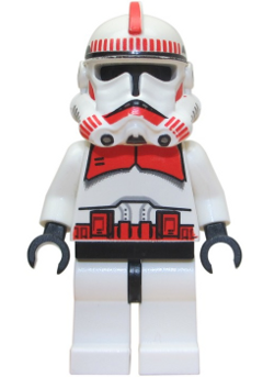 LEGO® Minifigur Star Wars sw0091 - Clone Shock Trooper, Coruscant Guard (Phase 2) - Black Head