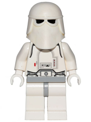 LEGO® Minifigur Star Wars sw0115 - Snowtrooper, Light Bluish Gray Hips, White Hands (Hoth Stormtrooper)