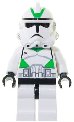 LEGO® Minifigur Star Wars sw0129 - Clone Trooper, 442nd Siege Battalion (Phase 2) - Black Head
