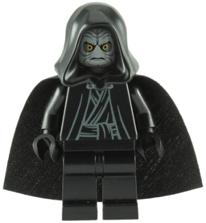 LEGO® Minifigur Star Wars sw0210 - Emperor Palpatine - Light Bluish Gray Head, Black Hands