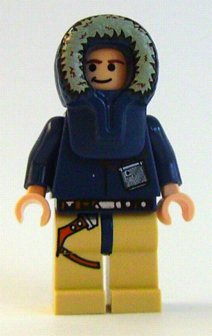 LEGO® Minifigur Star Wars sw0253 - Han Solo - Light Nougat, Parka Hood, Tan Legs with Holster