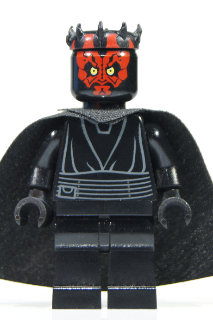 LEGO® Minifigur Star Wars sw0323 - Darth Maul - Horns and Cape, Plain Legs