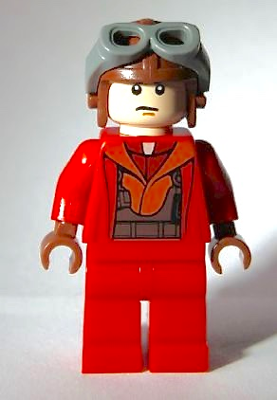LEGO® Minifigur Star Wars sw0340 - Naboo Fighter Pilot - Red Jumpsuit