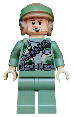 LEGO® Minifigur Star Wars sw0368 - Endor Rebel Commando - Stubble