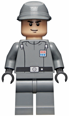 LEGO® Minifigur Star Wars sw0376 - Imperial Officer (Captain / Commandant / Commander) - Two Code Cylinders, Cavalry Kepi