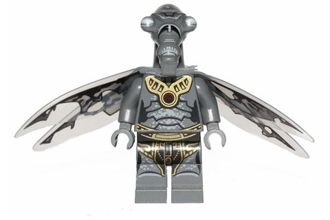 LEGO® Minifigur Star Wars sw0382 - Geonosian Zombie - Dark Bluish Gray, with Wings