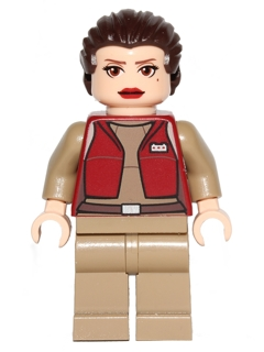 LEGO® Star Wars - sw0411 - Padmé Amidala - Senator, Large Eyes, Red Lips - gebraucht